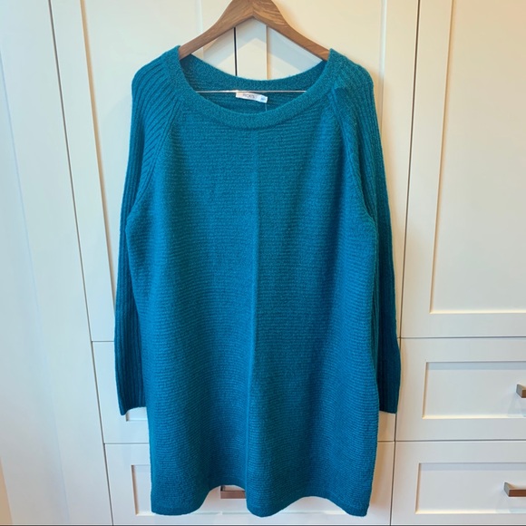 Ricki's Dresses & Skirts - Ricki’s Teal Knit Sweater Dress
